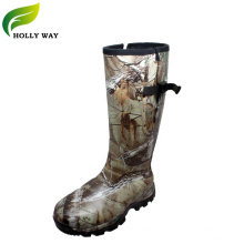 Bottes en caoutchouc de chasse au camouflage avec isolation à la fin de la Chine